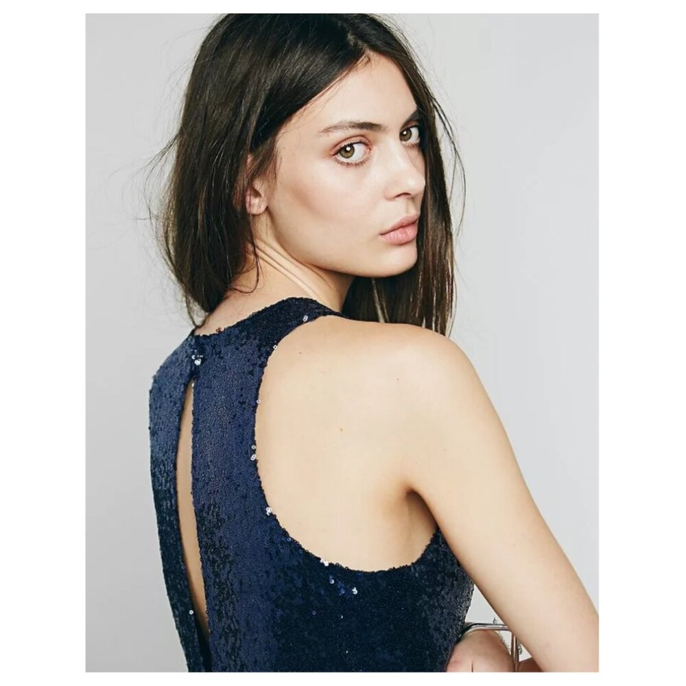 Free People Liquid Shine Mini Dress - Picture 2 of 14